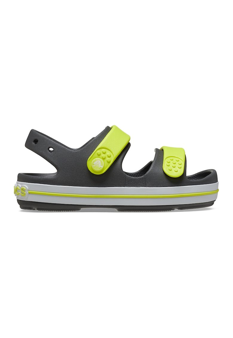 Sandale de cauciuc cu detalii logo Cruiser - Galben/Gri inchis