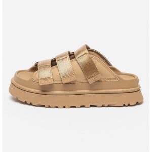 Papuci cu velcro GoldenGlow - Maro deschis