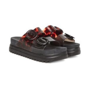 Papuci dama  304873010 - Sintetic - Negru - Negru