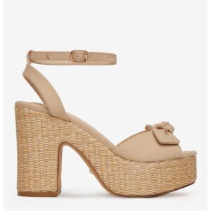 Sandale Bej Textil - Bej
