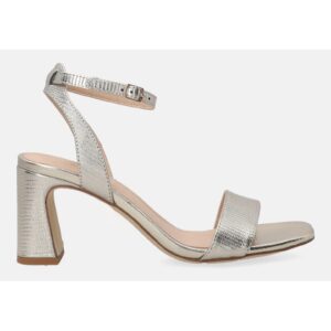Sandale elegante din piele cu toc inalt