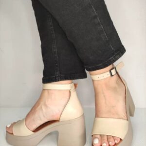 Sandale Casual Dama  018 10905 Bej - Bej - Bej