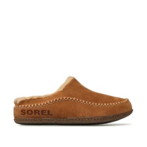 Papuci barbati 209525700 - Piele naturala - 40 EU - Maro
