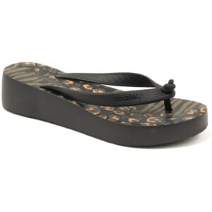 Slapi dama Mari Print Light Plat 18444 91316 - Negru