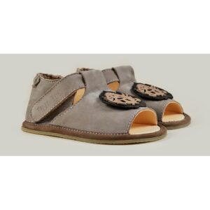 Sandale Barefoot din piele naturala - Rani - Maro - Maro