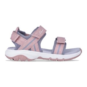 Sandale cu benzi velcro Expo Sea - Albastru prafuit/Roz