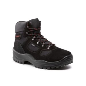 Pantofi trekking barbati -  209128208 - Piele naturala - Negru - Negru
