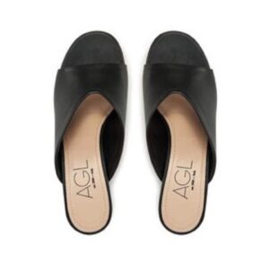 Papuci dama  305288851 - Piele naturala - Negru - Negru