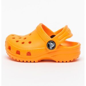 Saboti slingback cu perforatii Classic - Portocaliu