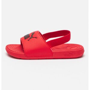 Sandale slingback cu logo Cool Cat 2.0 - Rosu/Negru
