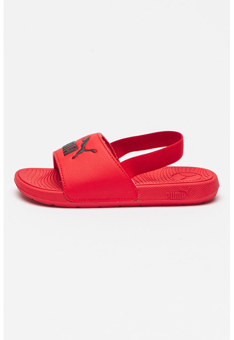 Sandale slingback cu logo Cool Cat 2.0 - Rosu/Negru