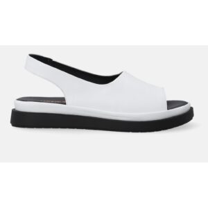 Sandale slingback din piele