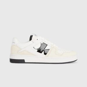 Pantofi sport  pentru Barbati - basket cupsole low lth - YM0YM00933-01W - Alb - Alb