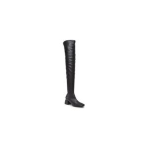 Cizme dama 303259136 - Piele ecologica - Negru - Negru