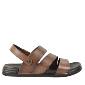 Sandale casual - barbati - 2904 - maro - piele naturala - Maro