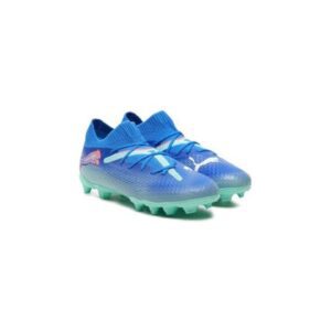 Ghete de fotbal barbati 304532481 - Piele ecologica - Albastru - Albastru