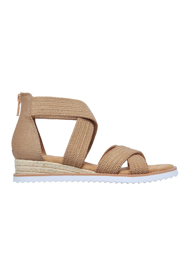 Sandale cu fermoar Desert Kiss - Bej