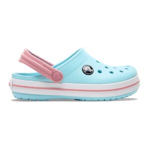 Saboti slingback cu model uni - Roz/Albastru deschis