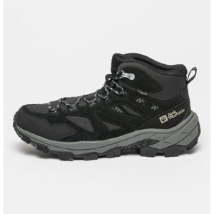 Pantofi cu garnituri de piele intoarsa pentru trekking Vojo Tour Texapore - Negru