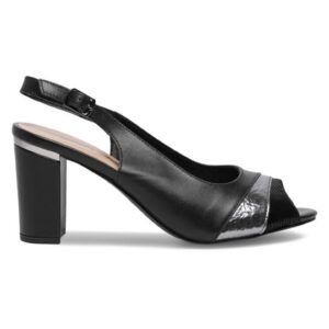 Sandale dama - 590558849520838 - Piele naturala - Negru