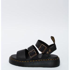 Sandale de piele cu cusaturi contrastante Gryphon