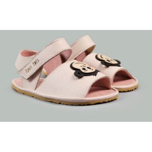 Sandale Barefoot din piele naturala - Kiko - Roz - Roz pal