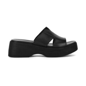 Slapi dama - 590559 - Piele naturala - Negru -