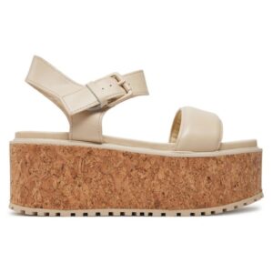 Sandale dama - 590486284493040 - Piele naturala - Bej