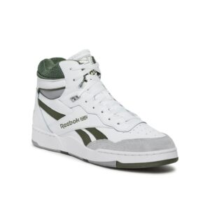 Pantofi sport barbati  Piele intoarsa - Alb