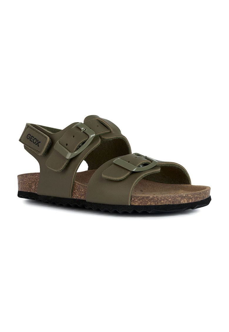 Sandale slingback cu catarama Ghita - Kaki