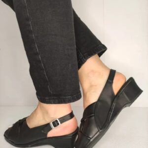 Sandale Casual Dama 0026T Roma 01-N Negre - Negru - Negru
