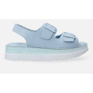 Sandale din piele cu design cu catarame