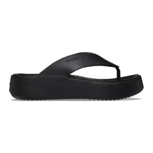 Papuci flip-flop cu talpa wedge si logo Getaway