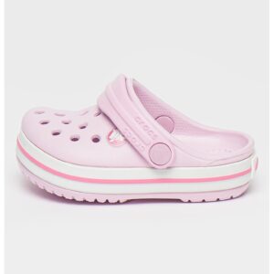 Saboti slingback convertibili cu dunga contrastanta Crocband - Roz pastel