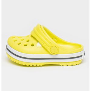 Saboti slingback convertibili cu dunga contrastanta Crocband - Galben