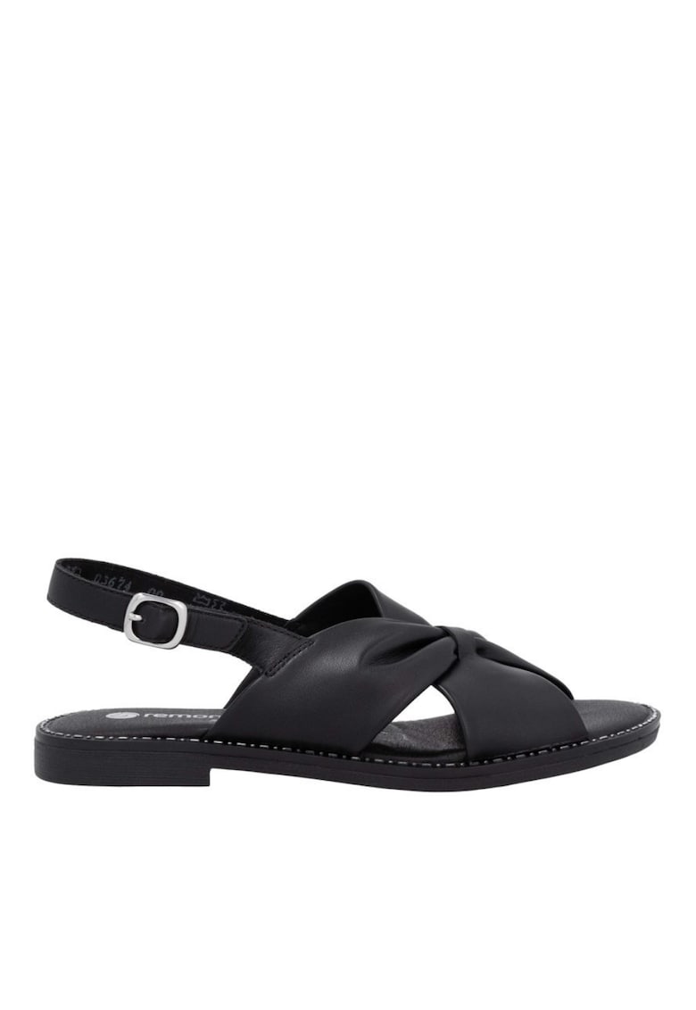 Sandale casual - dama - D3674-00 negru - piele ecologia D3674-00 - Negru