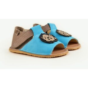 Sandale Barefoot din piele naturala - Nala - Albastru - Albastru