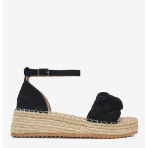 Sandale Negru - Material Textil - Negru