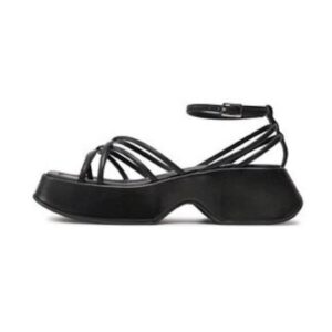 Sandale dama Vic Matie - 303969356 - Piele naturala - Negru - Negru