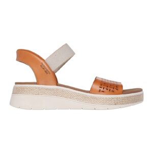Sandale cu talpa wedge Slip Ins™ Sun Ray - Portocaliu stins