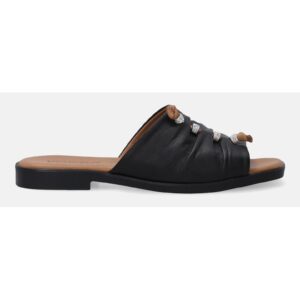 Papuci cu talpa joasa din piele