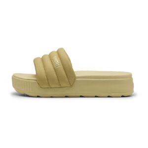 Papuci cu garnituri matlasate Karmen Puffy - Galben pai