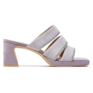 Sandale dama 303669560 - Piele intoarsa - Violet