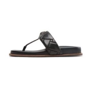 Slapi dama  Kensington T-Bar Chunky - piele ecologica - negru - Negru