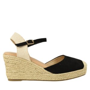Sandale casual - dama -  70428 - negru - Negru