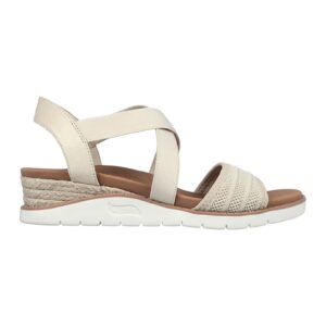 Sandale-espadrile wedge Arch Fit Beach Kiss - Bej
