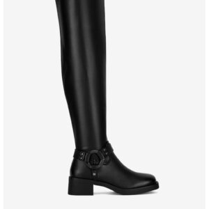 Cizme dama 5903419548468 - Sintetic - Negru - Negru