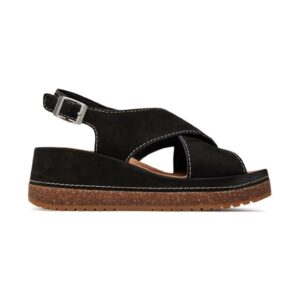 Sandale dama -  303500 - Piele nabuc - Negru - 39.5 EU - Negru