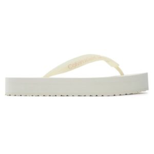 Papuci flip-flops pentru femei - YW0YW01620-0GG - Alb - Alb