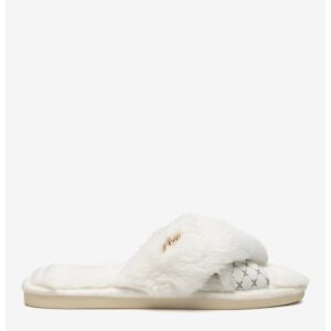 Papuci dama 5905588934851 - Textil - Alb - Alb